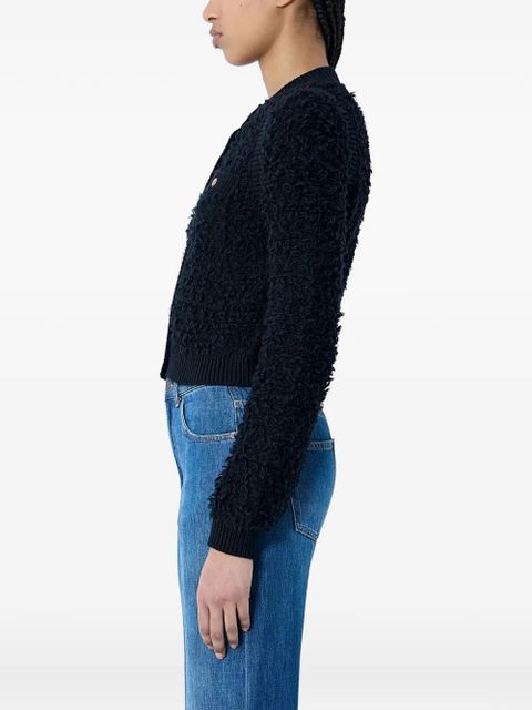 Chloé button-front cropped cardigan - Black