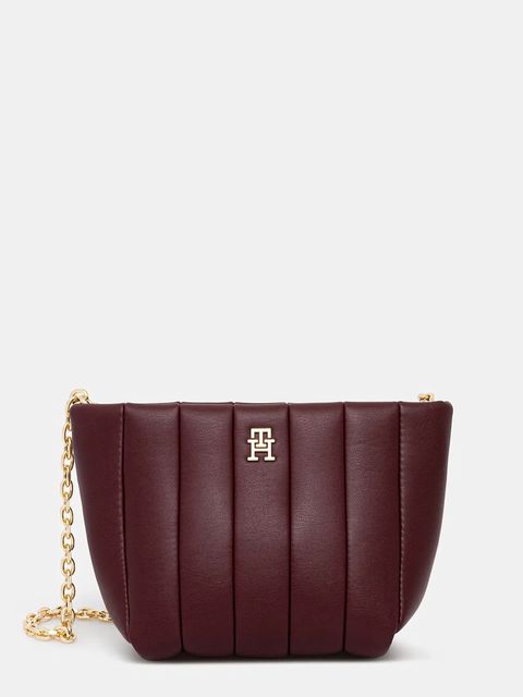 Tommy Hilfiger torebka kolor bordowy AW0AW17690 - zdjęcie produktu nr 1