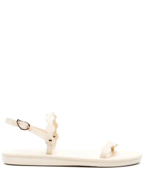 Ancient Greek Sandals Orion flat leather sandals - White - zdjęcie produktu nr 1