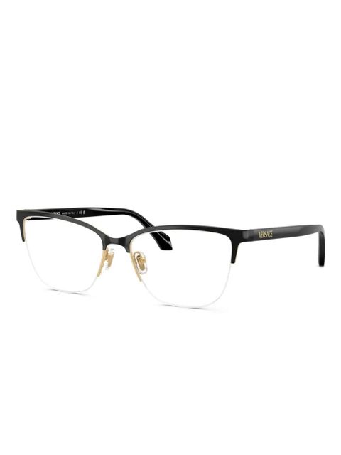 Versace Eyewear logo-print glasses - Black - zdjęcie produktu nr 2