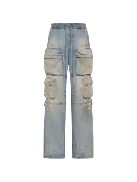AMIRI cargo-pockets drawstring jeans - Blue - zdjęcie produktu nr 1