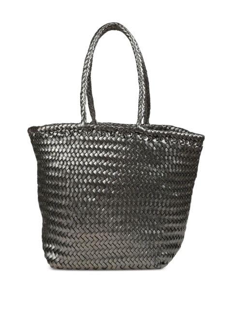 DRAGON DIFFUSION woven grace basket small tote bag - Grey - zdjęcie produktu nr 2