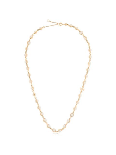 Tory Burch pearl cross necklace - Gold - zdjęcie produktu nr 1
