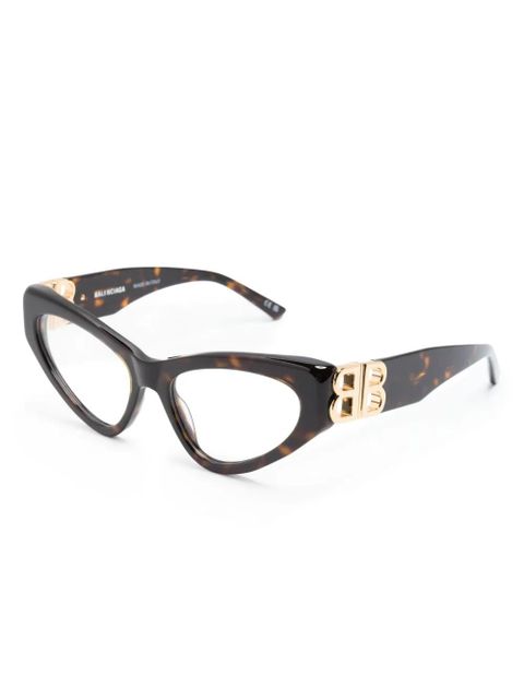 Balenciaga Eyewear tortoiseshell cat-eye frame glasses - Brown - zdjęcie produktu nr 2