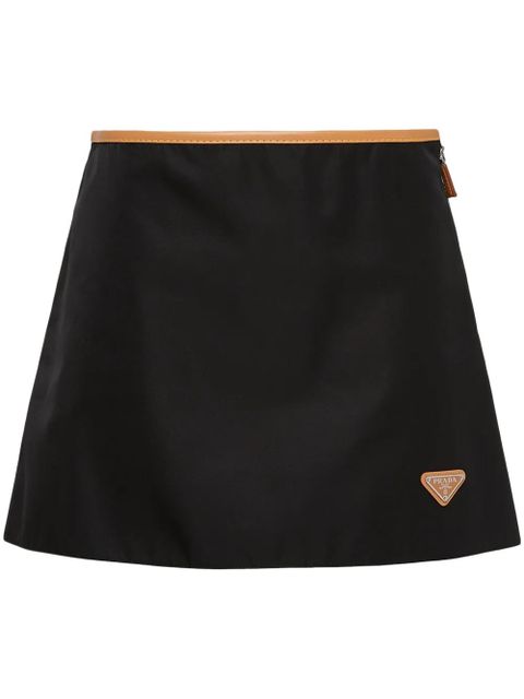 Prada Re-Nylon miniskirt - White - zdjęcie produktu nr 1