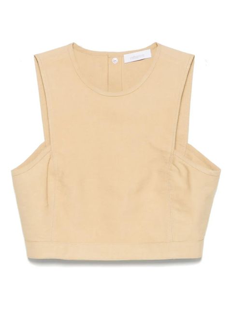 Rabanne twill vest - Neutrals - zdjęcie produktu nr 1