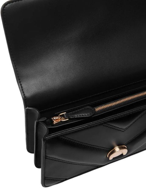 PINKO mini Love Bag One quilted shoulder bag - Black