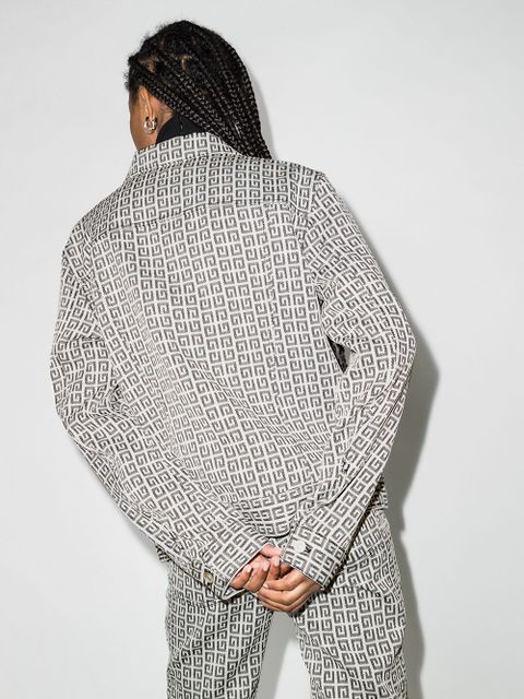 Givenchy 4G jacquard denim jacket - White - zdjęcie produktu nr 2