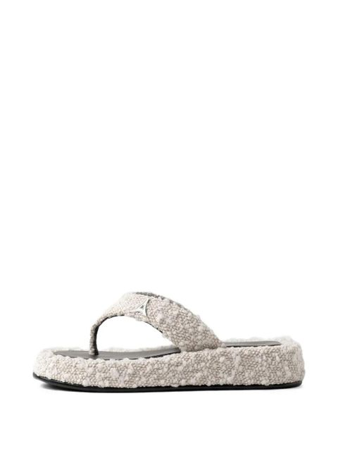 Manière De Voir 40mm Rosalie boucle plaque flatform sandals - Neutrals