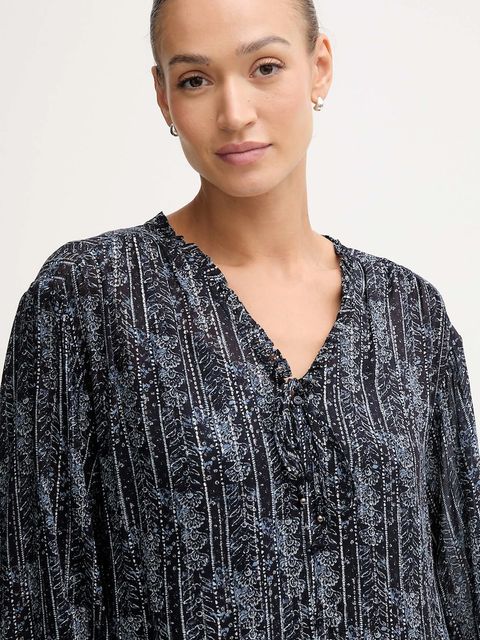 Pepe Jeans koszula damska kolor granatowy relaxed PL3051281