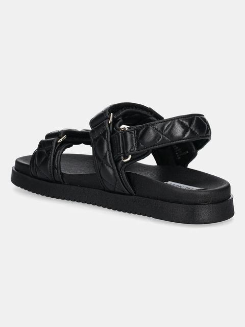 Steve Madden sandały skórzane Mona-Q damskie kolor czarny SM11003792