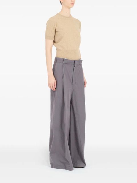 Maison Margiela four-stitch palazzo trousers - Grey - zdjęcie produktu nr 2