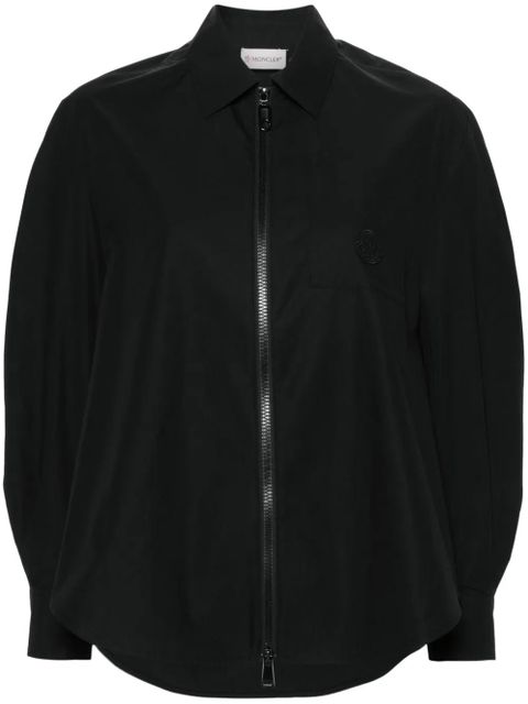 Moncler zip-up overshirt - Black - zdjęcie produktu nr 1