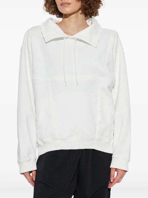 MM6 Maison Margiela drawstring spread-collar sweatshirt - White - zdjęcie produktu nr 2
