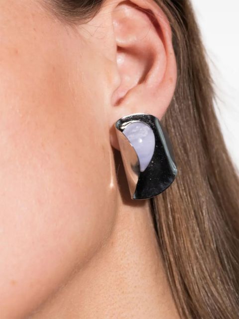 Jennifer Behr Keziah agate earrings - Silver - zdjęcie produktu nr 2