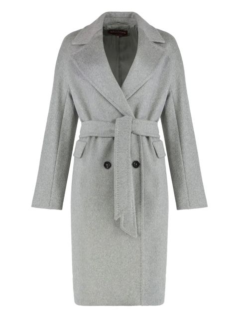 Max Mara double-breasted belted coat - Grey - zdjęcie produktu nr 1