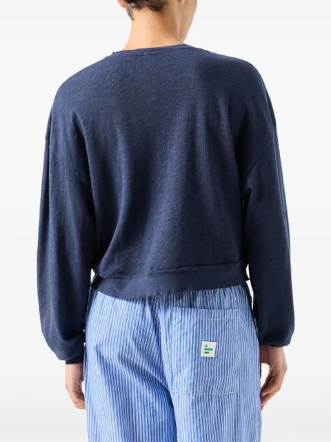 American Vintage Sonoma long-sleeve T-shirt - Blue