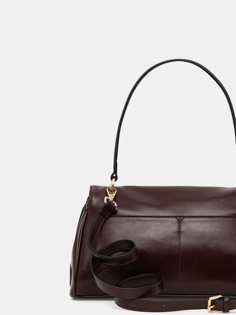 Twinset torebka kolor bordowy 252TD8052