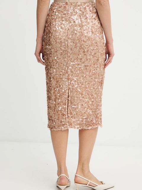 Weekend Max Mara spódnica OCCHIO kolor beżowy midi prosta 2615771041600 - zdjęcie produktu nr 2