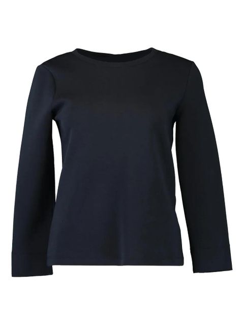 Max Mara three-quarter sleeve round-neck top - Black - zdjęcie produktu nr 1