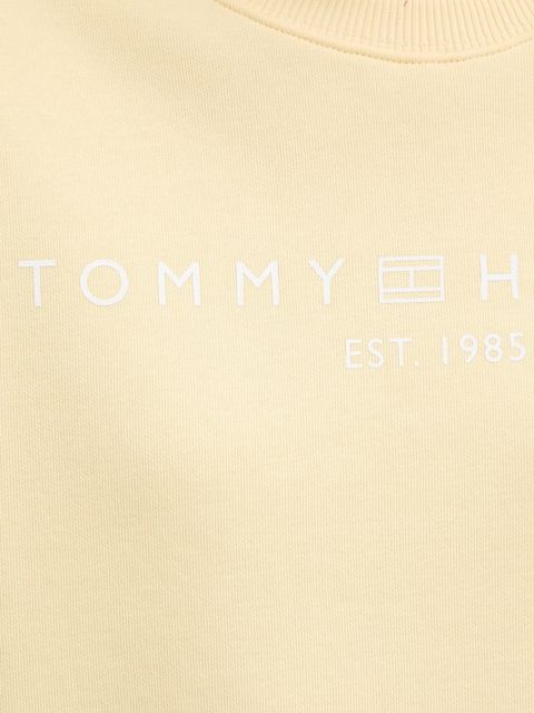 Tommy Hilfiger bluza damska kolor żółty z nadrukiem WW0WW39791