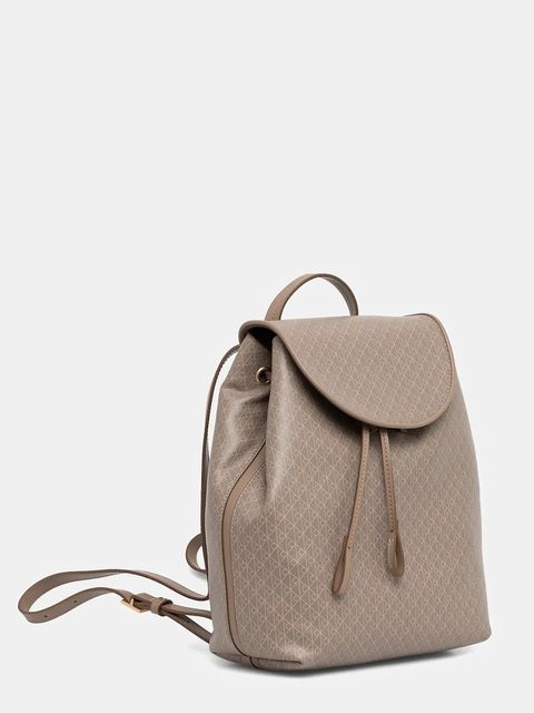 Calvin Klein plecak damski kolor beżowy mały wzorzysty LV04F3271G - zdjęcie produktu nr 2