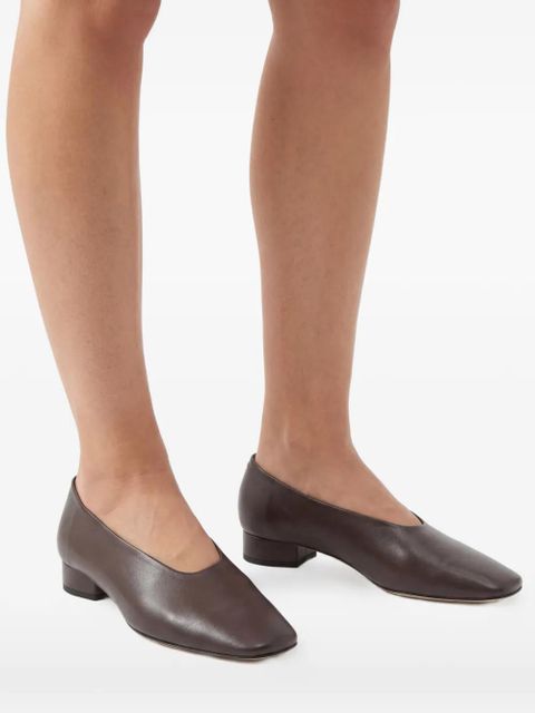 Aeyde Delia ballet flats - Brown