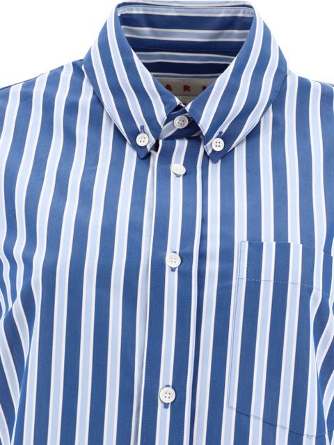 Marni striped cotton shirt - Blue