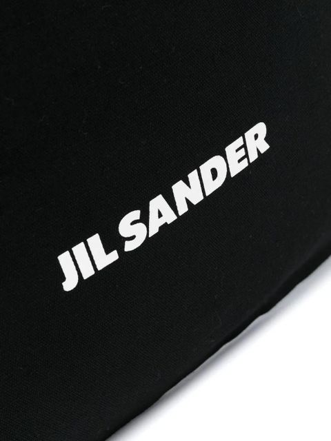 Jil Sander logo-print tote bag - Black