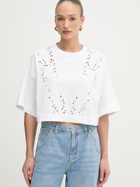 BOSS Orange t-shirt oversize damski z bawełną C Ephilas 2 - zdjęcie produktu nr 2