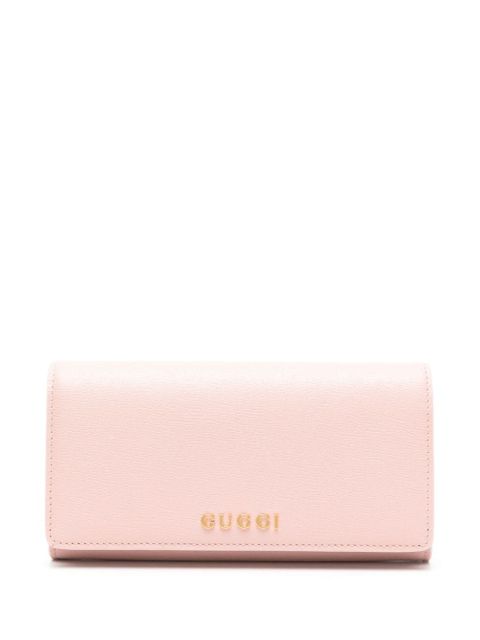 Gucci Continental leather wallet - Pink