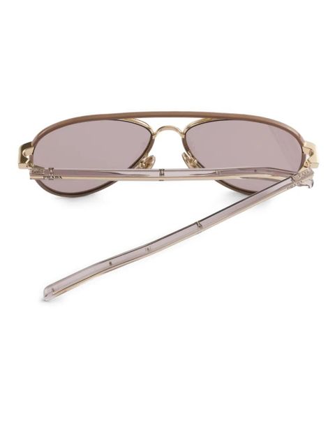 Prada Eyewear aviator-frame sunglasses - Gold