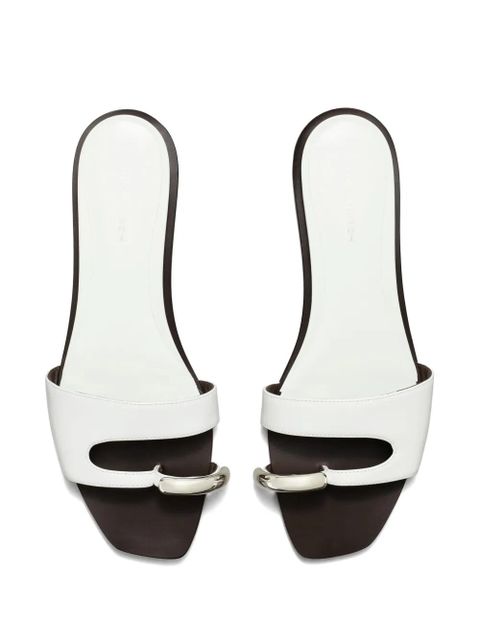 Tory Burch Pierced slides - White