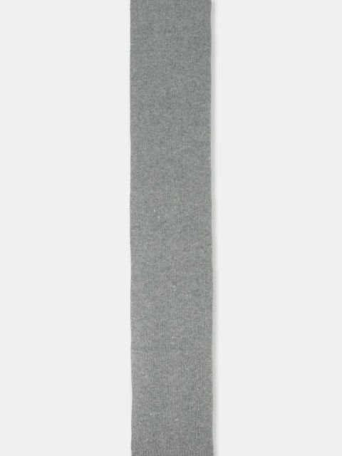 Morgan szalik z domieszką wełny 5EGRISA kolor szary z aplikacją 5EGRISA