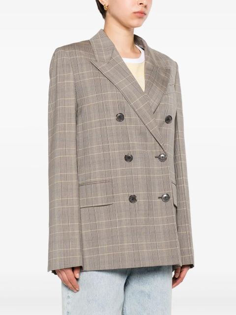 Zadig&Voltaire Vaena double-breasted blazer - Grey