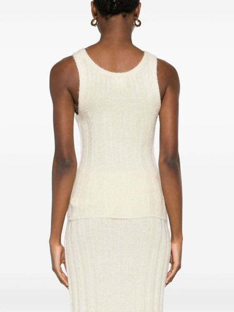 KHAITE Lena tank top - Neutrals - zdjęcie produktu nr 2