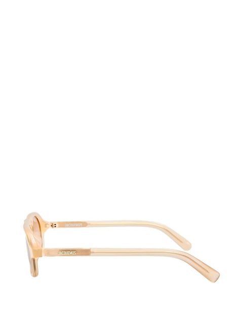 Jacquemus geometric sunglasses - Neutrals