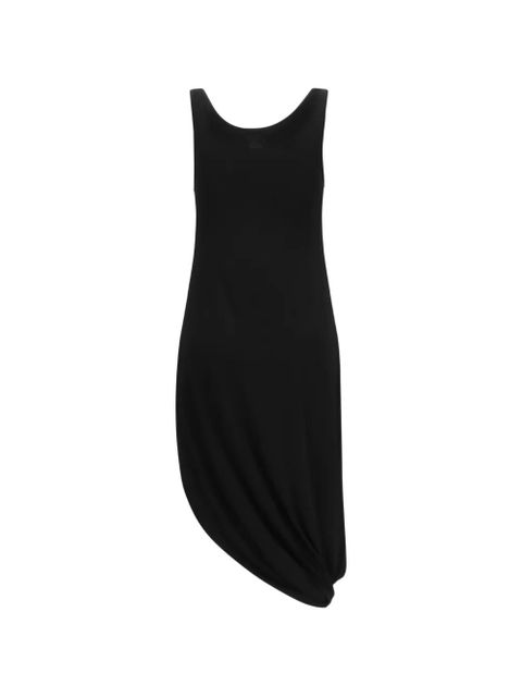 LOEWE draped asymmetric dress - Black - zdjęcie produktu nr 2