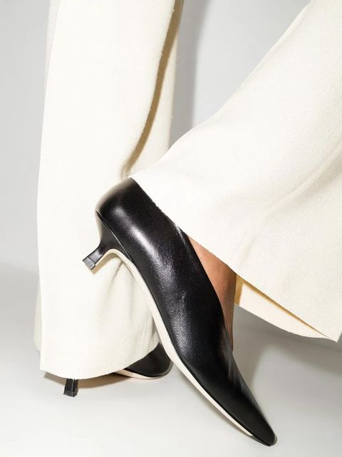 Aeyde Clara kitten-heel pumps - Black