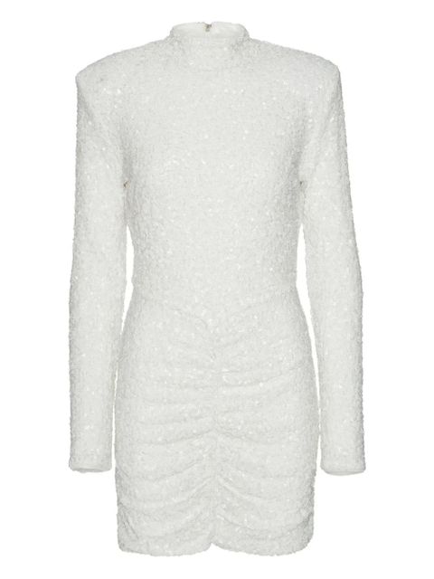 ROTATE BIRGER CHRISTENSEN long-sleeved mini dress - White - zdjęcie produktu nr 1