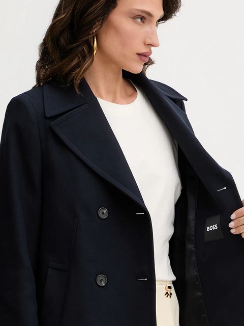 BOSS płaszcz bawełniany Caraza