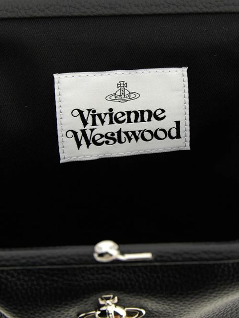 Vivienne Westwood logo clutch - Black