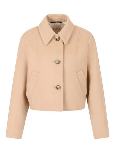 Marni buttoned jacket - Neutrals - zdjęcie produktu nr 1