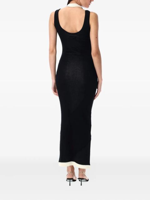 Jean Paul Gaultier ribbed cotton dress - Black - zdjęcie produktu nr 2