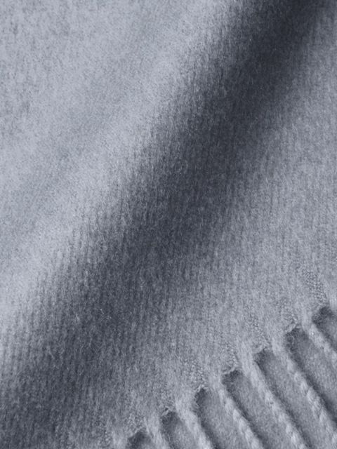 Prada enamel triangle-logo scarf - Grey - zdjęcie produktu nr 2