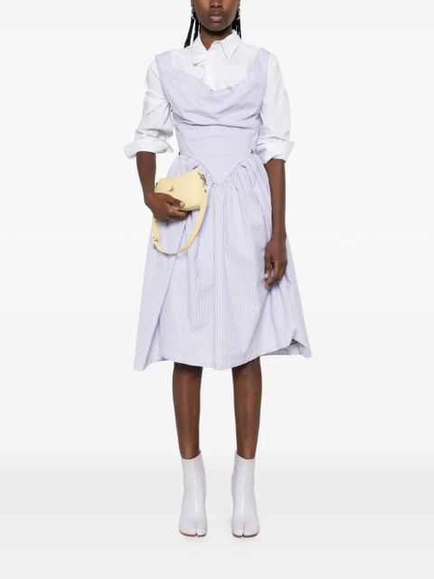 Vivienne Westwood Sunday striped-pattern midi dress - White - zdjęcie produktu nr 2