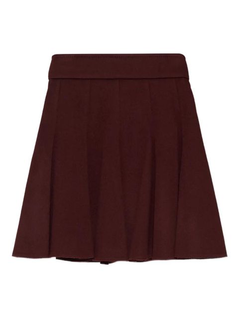 Max Mara Brava pleated mini skirt - Red - zdjęcie produktu nr 1