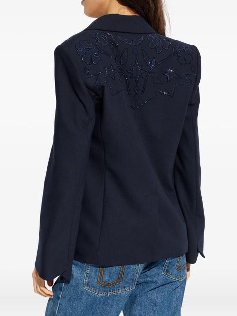 Zadig&Voltaire rhinestones-embellished blazer - Blue