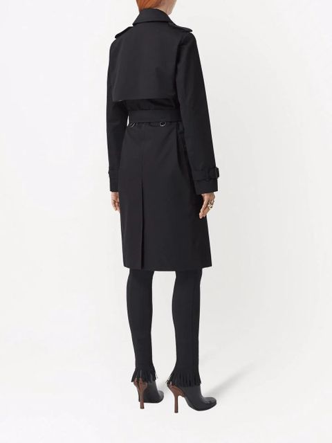 Burberry gabardine trench coat - Black