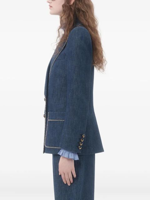 Valentino Garavani chambray denim jacket - Blue